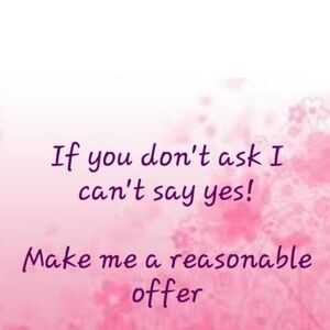 Offers are welcome 🌺